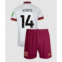 Stroje piłkarskie West Ham United Mohammed Kudus #14 Koszulka Trzeciej dla dzieci 2024-25 Krótki Rękaw (+ szorty)